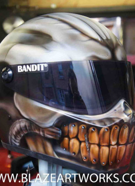 Bio Mechanical Skull Helmet Bain