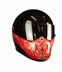 Bandana  on motorbike  motorcycle  helmet