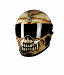 Eddie the trooper custom airbrushed helmet