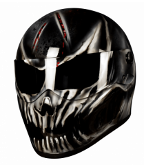 Ghost Skull bespoke Motorcycle helmet