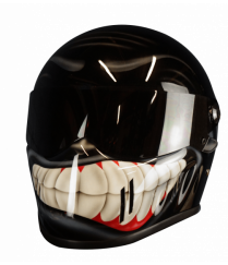Smiley face helmet