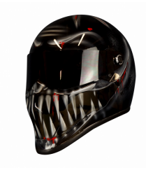 Venomous motorcycle helmet