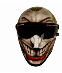 custom joker motorcycle helmet