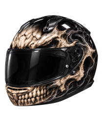 Bone Reaper Skull on HJC C10