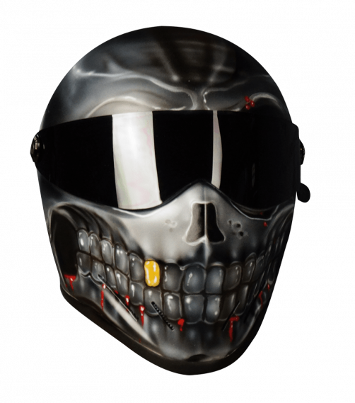 Airbrushed custom motorcycle helmet review