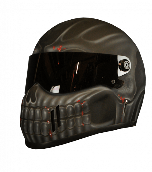 Dark Reaper skull-helmet-motorbike-cap--DOT