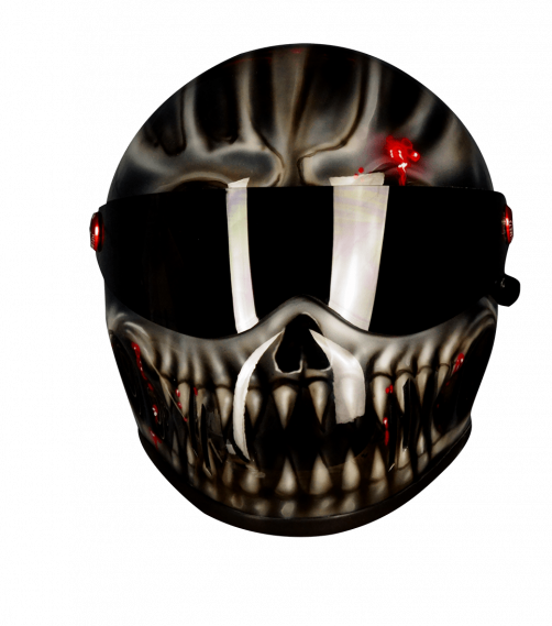 Evil helmet airushing graphics ruroc helmet atlas