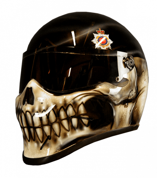 Royal Corps of Transport Regiment motorcycle helmet