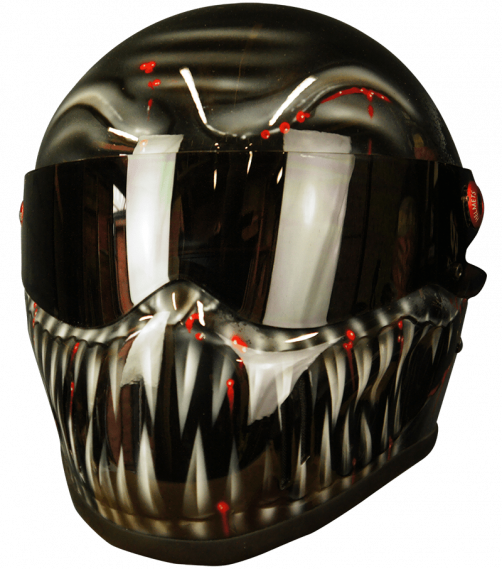 Venom  Design on Matrix Alpha  motorcycle helmet
