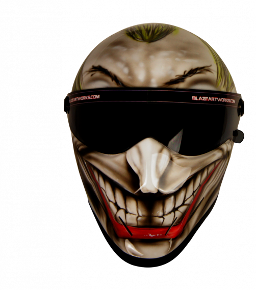custom joker motorcycle helmet