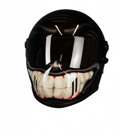 outlaw Smiley face helmet