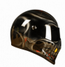 Brand New Ghost  Skull Custom Airbrushed on Matrix Street FX  fibergalss Motorbike Helmet 4
