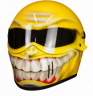 Custom yellow casque helmet UK USA Canada Ruroc
