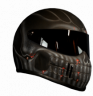 realistic dark skull reaper custom helmet 0