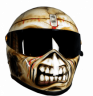 Iron Maiden Eddie Trooper skull  Motorcycle Helmet design 0