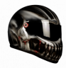 ghost skull reaper custom bike helmet 2