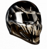 New Ghost Reaper Skull Custom Airbrushed Motorbike Helmet 2