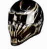 Ghost Reaper skull motorcycle helmet