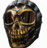 Grim reaper motorcycle helmet