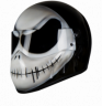 Jack The Skellington Design on Matrix Alpha motorcycle helmet 0