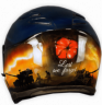 HJC CS-15 motorcycle helmet Custom designed in Memorial theme 2