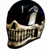 Custom Airbrushed Helmet with Queens Regiment Beret and realistic Skull® 0