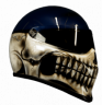 Custom Airbrushed Helmet with Queens Regiment Beret and realistic Skull® 2