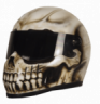 Realistic skull reaper motorcycle helmet