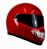 Cool Smiley Face Grinster Custom motorcycle helmet  in Origin Red 1