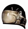 Custom Airbrushed Helmet with Royal Corps of Transport Regiment Beret and Black Skull® 2