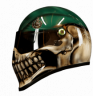 Custom Airbrushed Helmet with Royal Marines  Regiment Beret and Realistic Skull® 0