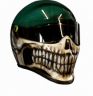 Custom Airbrushed Helmet with Royal Marines  Regiment Beret and Realistic Skull® 1