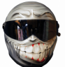 Matrix Alpha  Custom airbrushed in Silver  Grinster /Smiley design 0
