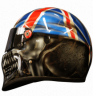 Matrix Street FX pro custom airbrushed in Realistic Skull design with a flag / Bandanna of your choice 2