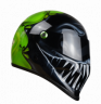 Venomous  Design on Matrix Street FX  premium Helmet with stretched and nailed mask . 1