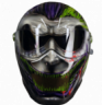jester Evil clown  motorcycle helmet