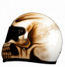 Realistic Skull Reaper Custom Helmet 2